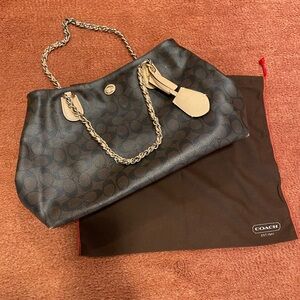 Coach Black and Tan Women's Bag